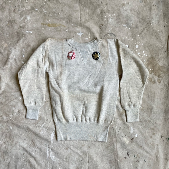 Marked Size 38 NOS 1950s Single V Sweatshirt 2194 - image 1