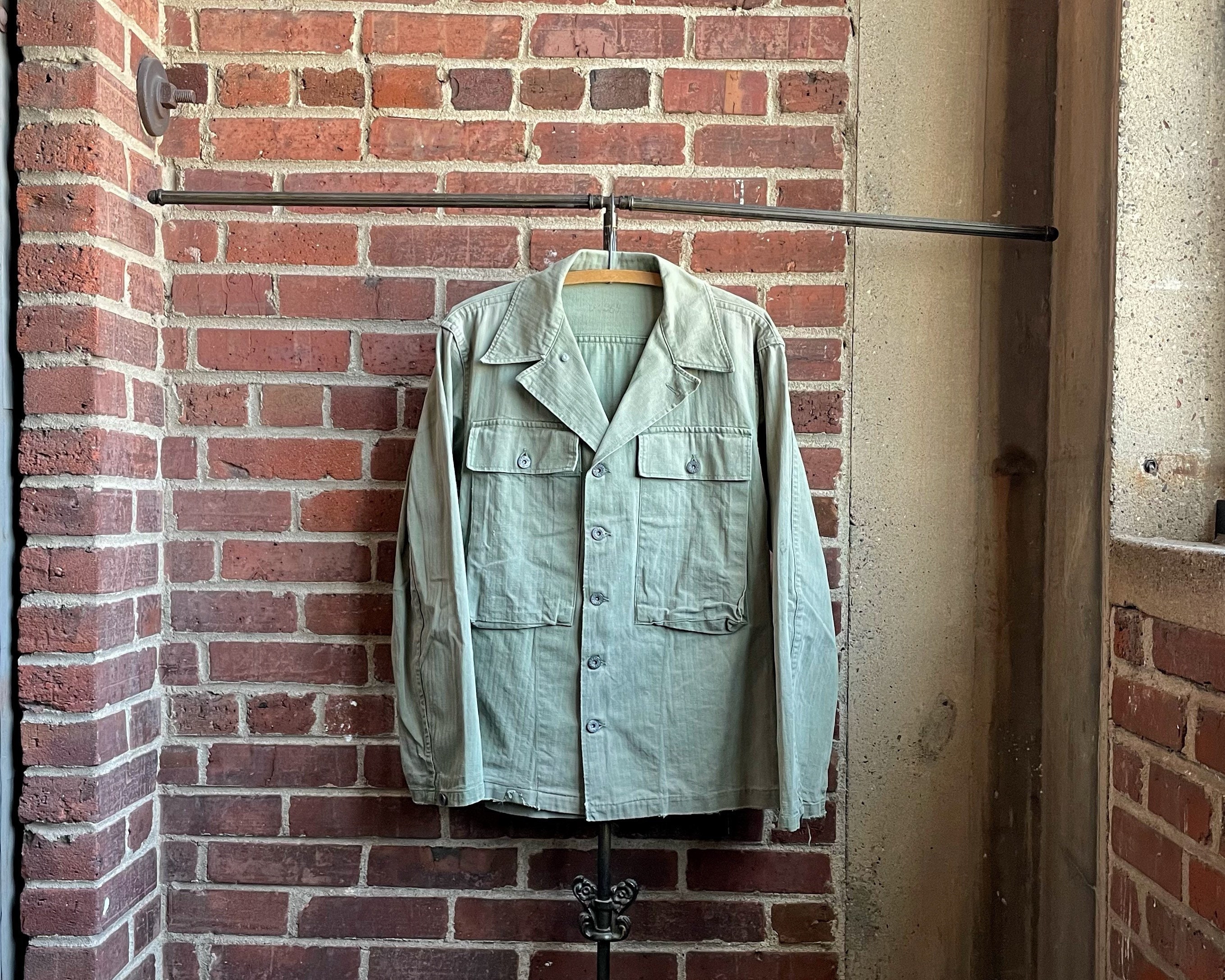 Size M Vintage 1940s US Army HBT Shirt Jacket With Laurel - Etsy