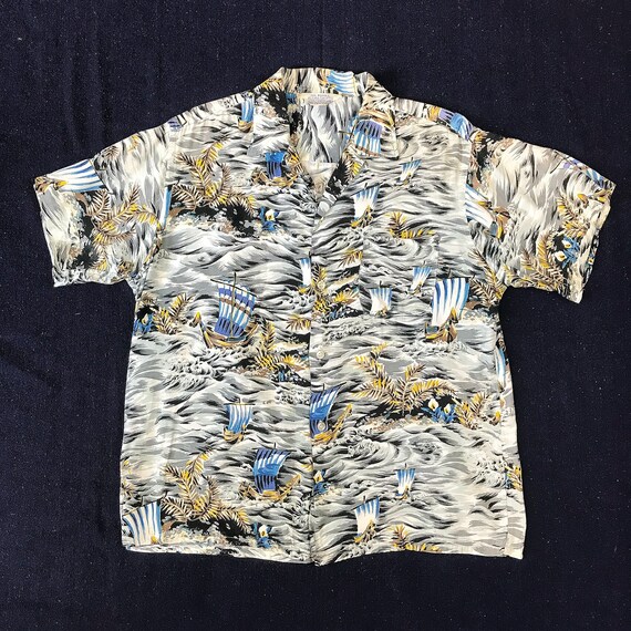 Size XL Vintage Men’s 1950s 1960s Black White Blue