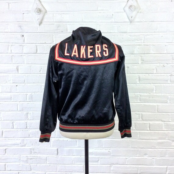lakers black warm up jacket