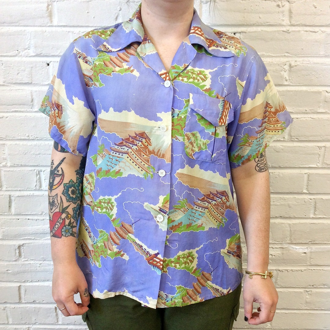 トップス exodus ORIENTAL SELASSIE HAWAIIAN SHIRT exodus(エクソダス