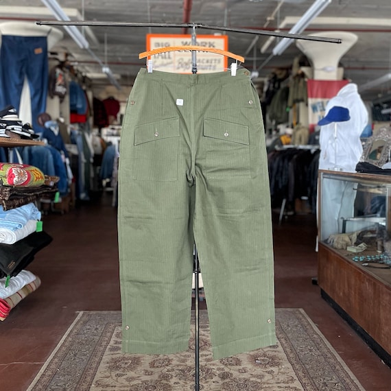 40年代　US.ARMY M-43 HERRINGBONE PANT 34/33 US.ARMY M-43] Vintage HBT Field Pants [1940s] Vintage