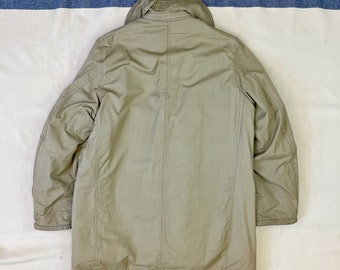 Size 38 (M) Vintage 1940s WW2 US Army Cotton Olive Drab Mackinaw