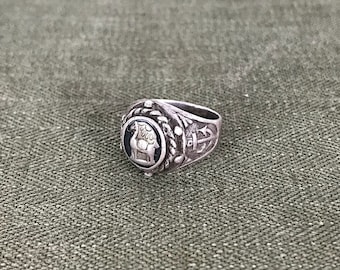 アクセサリー 40s military usarmy sterling silver ring 1940s WWII US Army Air Forces Sterling Silver Signet Ring