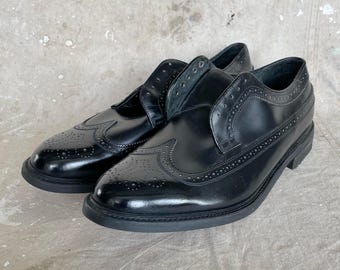 VINTAGE CHURCHS TUXEDO OPERA PUMP Mens Black Patent Leather Sz 12D The Pump in Black Patent - The Ben Silver Collection main image 3