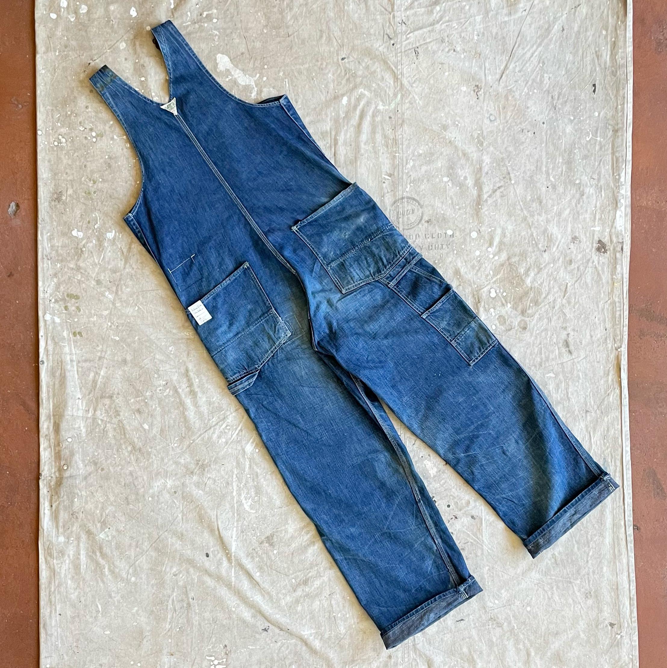 Size S/M Vintage 1930s 1940s Oshkosh “allover” 4 Button