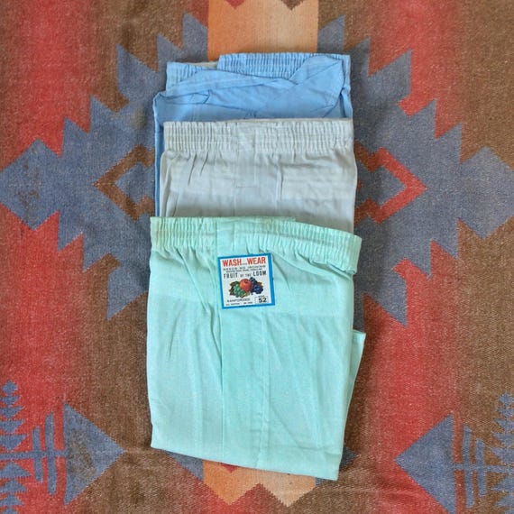 Vintage NOS 1970s Fruit of the Loom Sanforized Cotton… - Gem Vintage NOS 1970s Fruit of the Loom Sanforized Cotton… - Gem