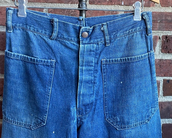 Size 29x29 Vintage 1940s 1950s Selvedge Denim Pri… - image 2