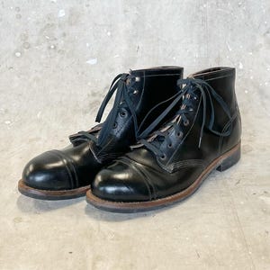 Vintage Cap Toe Boots Men - Etsy