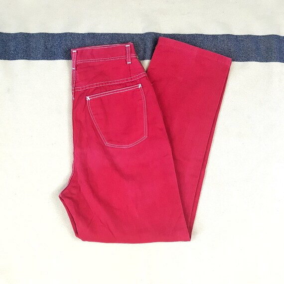 Size S 26x29 Vintage Women’s 1950s 1960s Red Sid Z