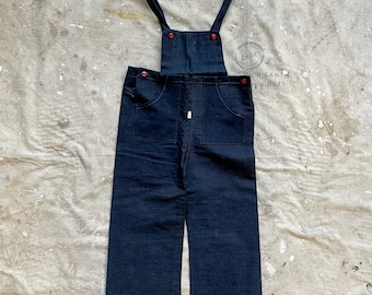 Boy’s 8 1940s NOS Blue Denim Overalls 2339