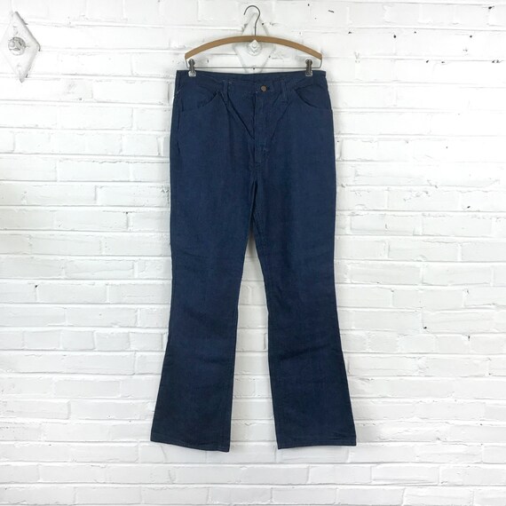 36x34 Vintage 1960s 1970s Maverick Flair Leg Men’s