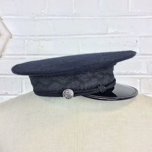 Size 6 3/4 Bernard Cap Co Wool Dress Service Cap image 4