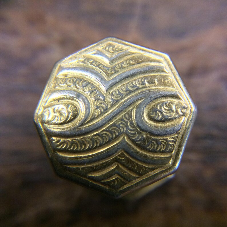 Vintage 1920s Kum-A-Part Art Deco Kuff Buttons Button Cuff Links by Baer /& Wilde