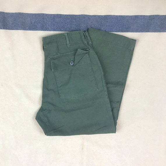 Size 32x26Vintage 1960s US Army 4 Pocket Utility B
