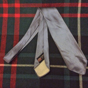 Vintage 1940s Wide Swing Striped Necktie 1019 image 1
