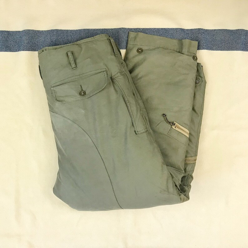 Marked Size 42 Vintage 1940s Eddie Bauer A8 Down Flight Pants Etsy