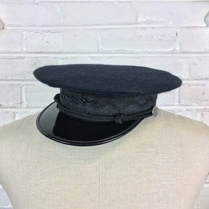Size 6 3/4 Bernard Cap Co Wool Dress Service Cap image 1