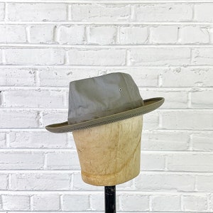 Size 7 1/4 Vintage 1940s 1950s Koko Kooler Showerproof Fedora Fishing Hat image 1