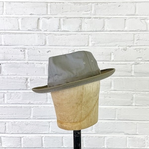 Size 7 1/4 Vintage 1940s 1950s Koko Kooler Showerproof Fedora Fishing Hat