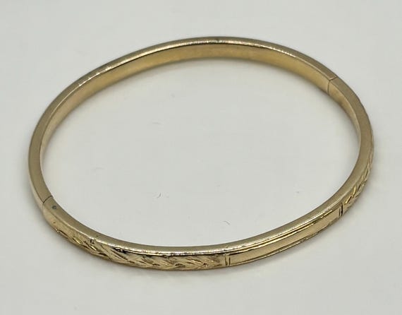 14K Yellow Gold Children's Bracelet - image 2
