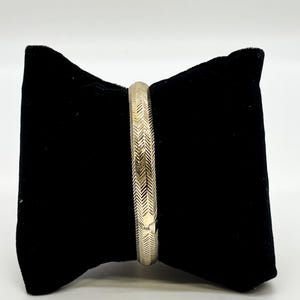 Gold-Plated Sterling Silver Bangle Bracelet