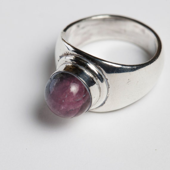 Sweet Tourmaline Ring in Silver