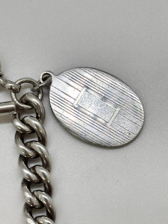 Sterling Silver Monogram Pendant Necklace – Signed “R… - Gem