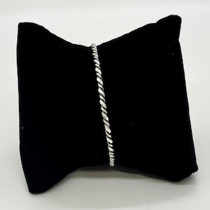 Sterling Silver Twisted Bangle Bracelet
