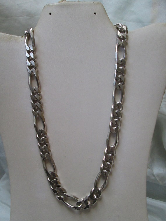 Heavy Sterling Silver Chain Necklace