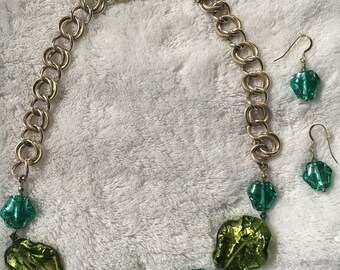 Czech Art Glass necklace