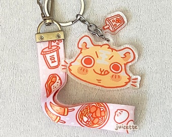 HUNGRY!! — keychain + lanyard