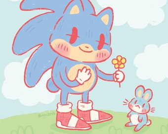 Vanilla the Rabbit (beach2) - [sonic the Hedgehog] Limited Fine Art ...