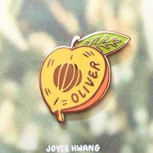 OLIVER — enamel pin