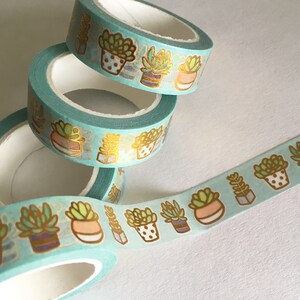 SUCCULENTS — washi tape