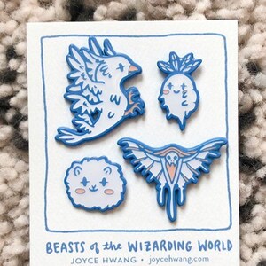 BESTIAS INCREÍBLES, set dos — conjunto de alfileres de esmalte