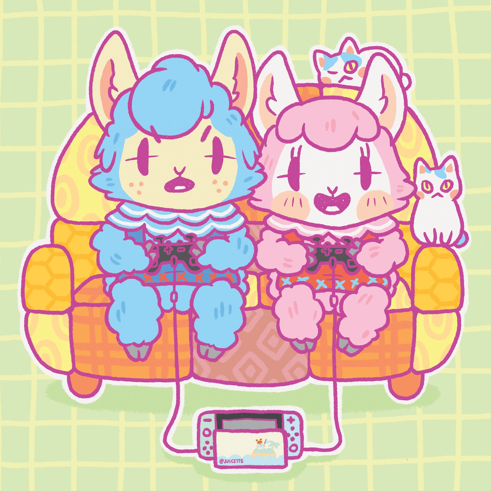 REESE CYRUS animal crossing prints Etsy