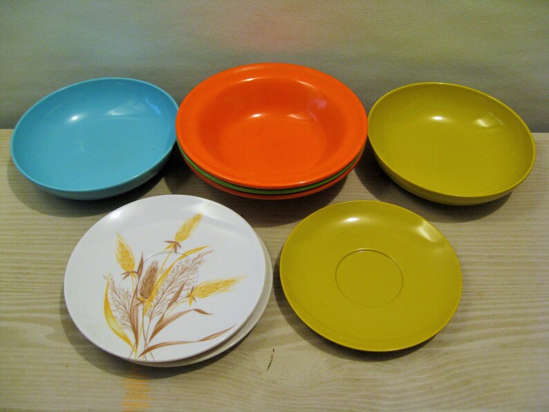 9 Vintage Melmac Lot of Assorted Pieces