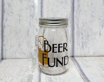 Beer Fund Money Saving Jar Piggy Bank Money Box Father's Day Gift