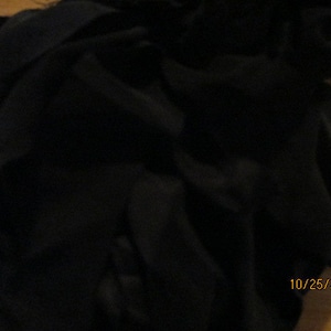 10 Yards, Luxury Black  Chiffon Sari Silk Ribbon;   Very Soft