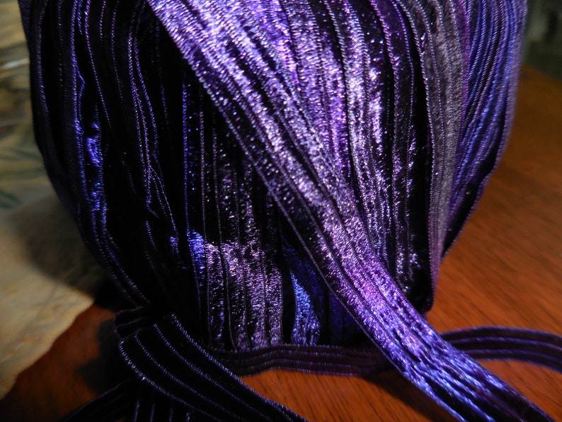 Jewelry making Italian Ribbon 4 Yards or More Grape