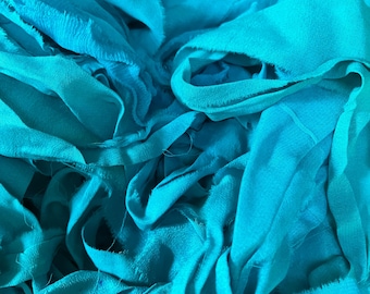 70 Yards,  Robins Egg  Blue, Luxury Chiffon,  Fancy Wrapping,  Jewelry making