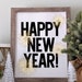DIY Happy New Year Printable Sign·new Year Decoration·new Year Print ...
