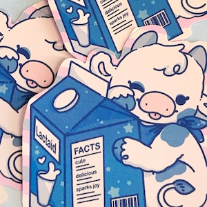 Lactaid Milk Cow - Matte Vinyl Sticker
