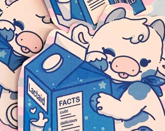 Lactaid Milk Cow - Matte Vinyl Sticker