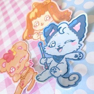 Magical Puppies - Holographic Vinyl Sticker