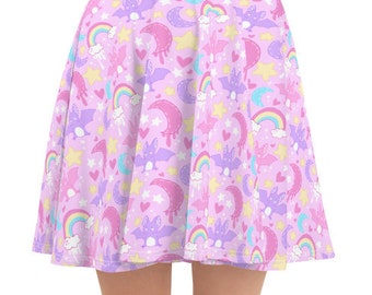 Pastel Bats Skirt