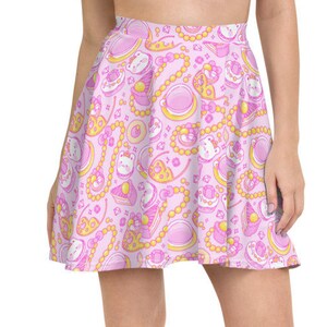 Princess Polar Bear's Tea Party Skater Skirt