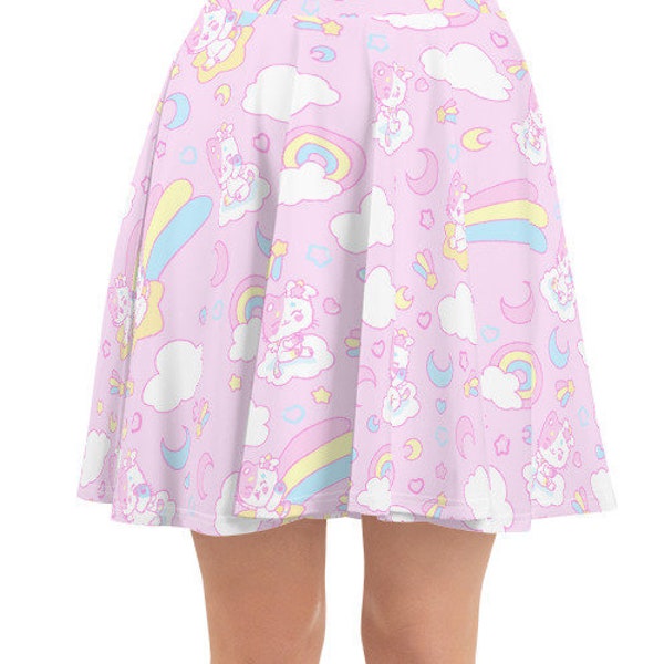 Pico Skirt, Long, Scarlet Calico