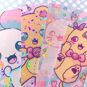 Pretty Cure Mascots - Holographic Bookmarks